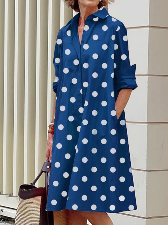 Liane™ | Elegant Floral Shirt Dress