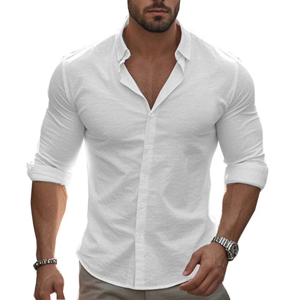 Luciano™ | Breathable Linen Shirt for Summer Days