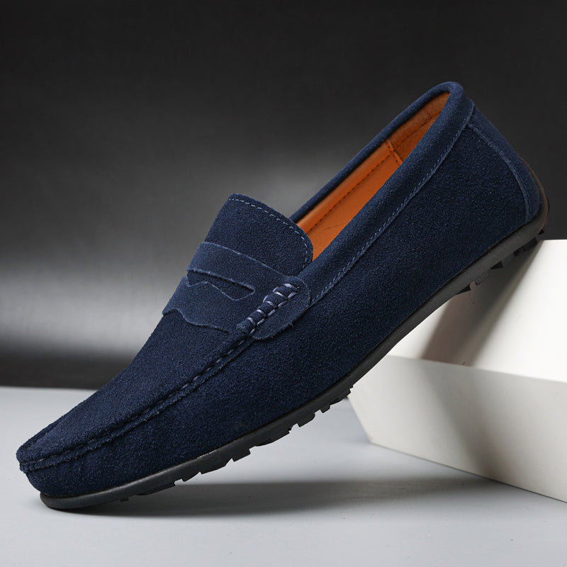 Alessio™ | Retro Suede Loafers met Tijdloze Klasse